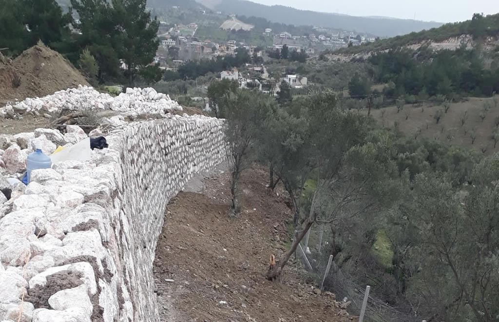 Taş Duvar Yapımı güzelbahçe